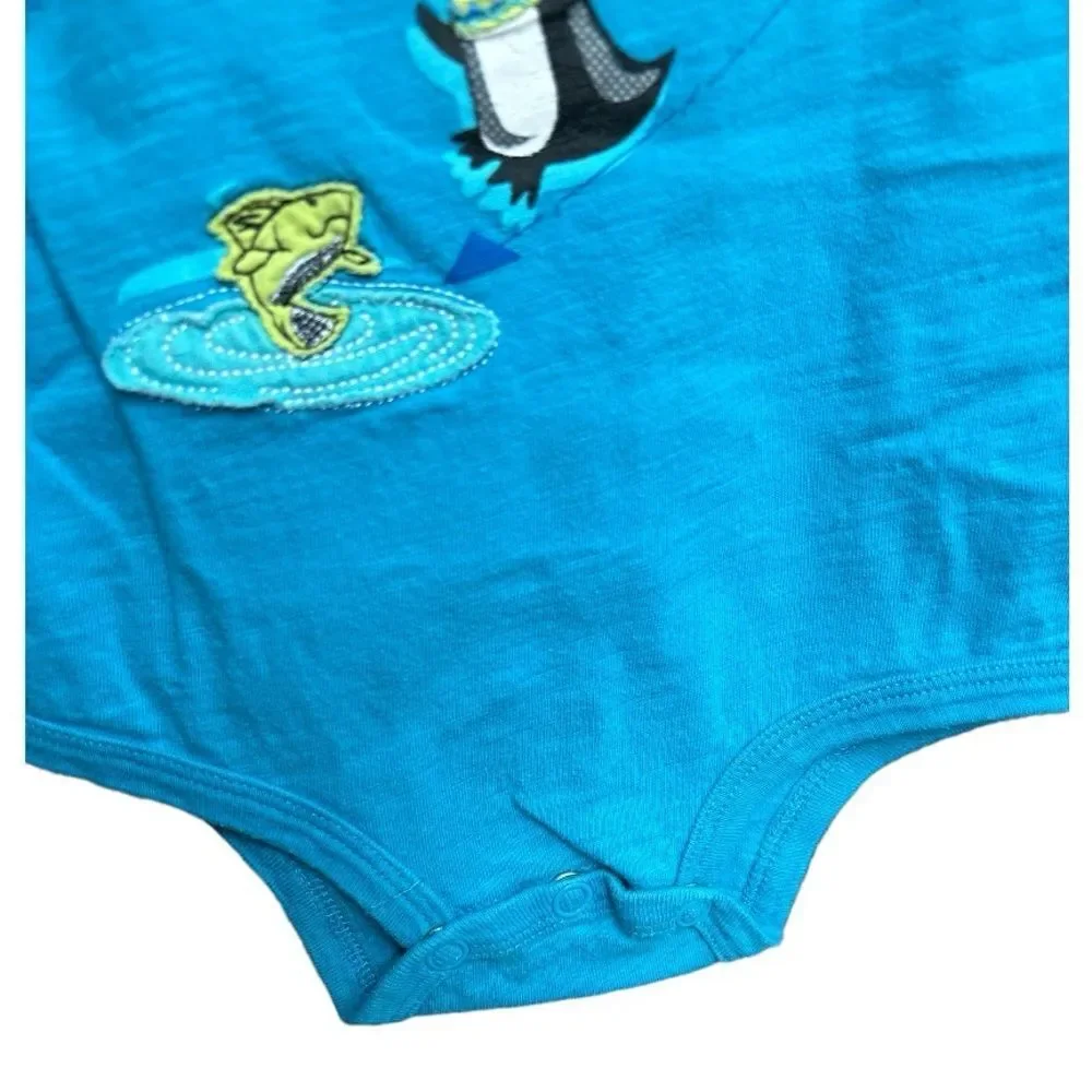 Koala Kids | Baby Boys Penguin Long Sleeve Onesie T Shirt